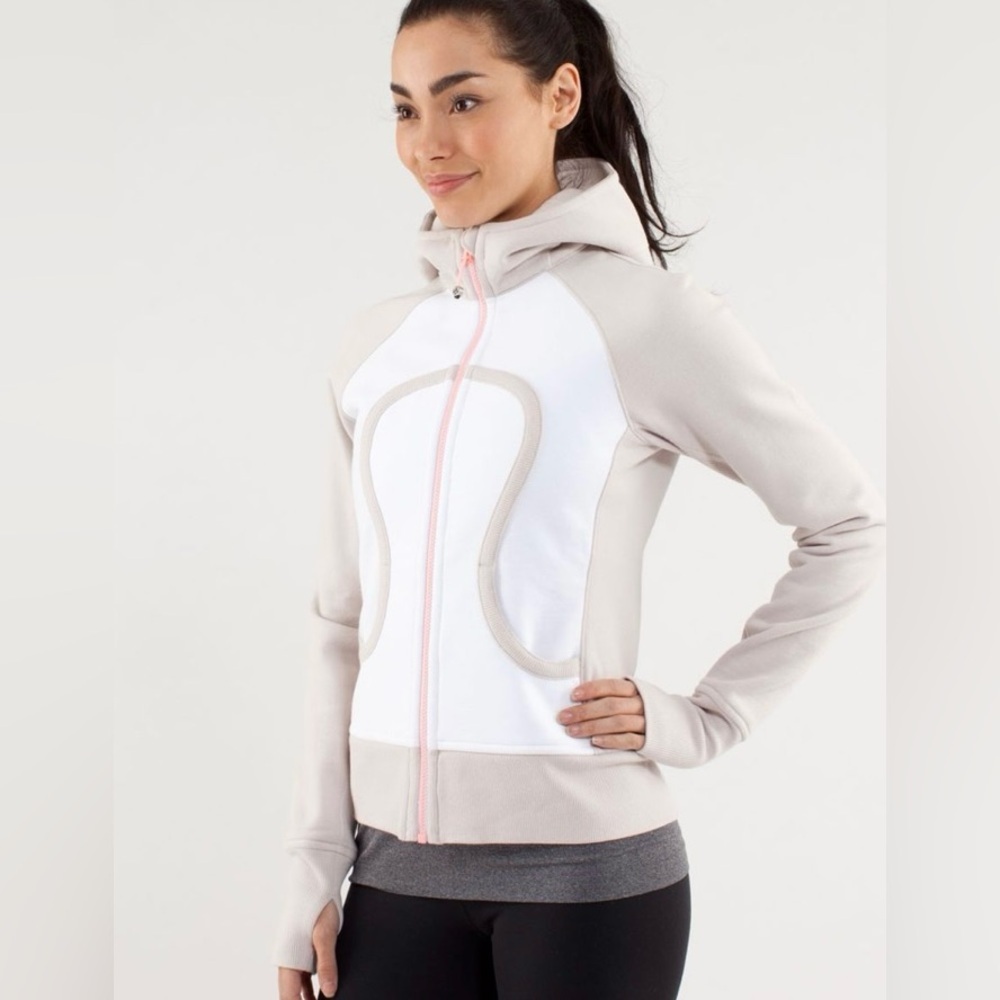 SÚPER RARE LULULEMON athletica White and Beige Jacket